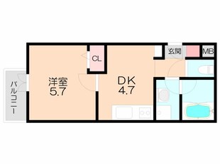 ラポール末広19の物件間取画像